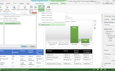 Введение в модуль отчетности Microsoft Project 2013