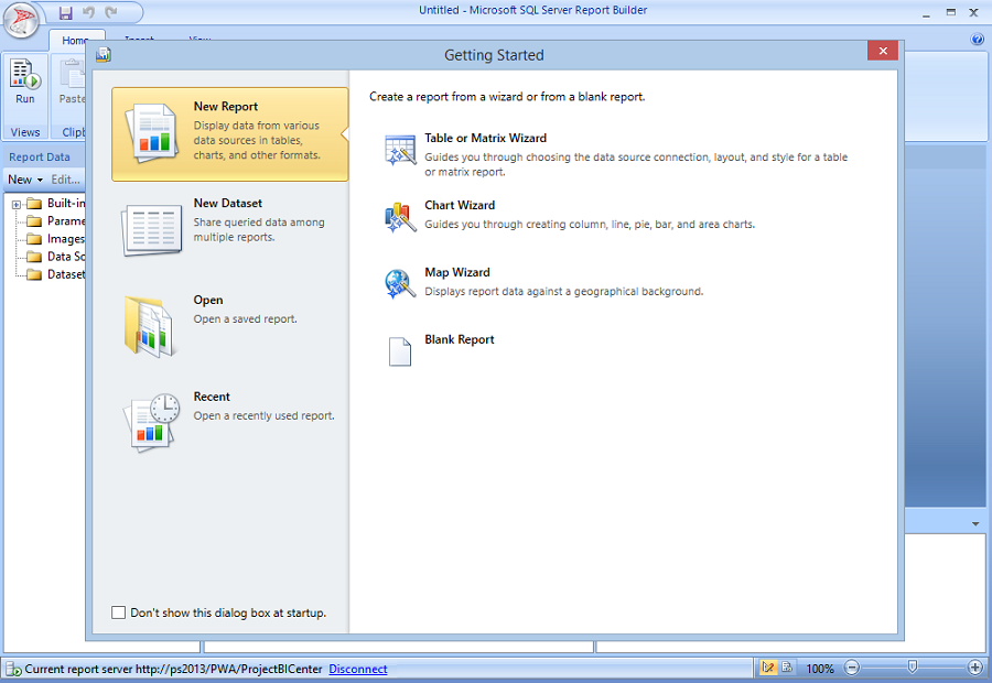 pic16 reportbuilder