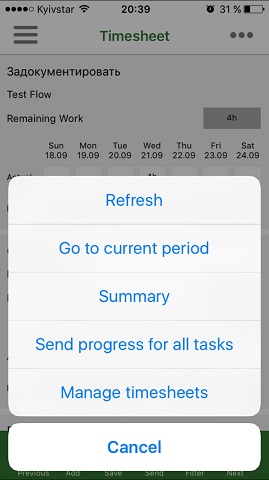 8 settings